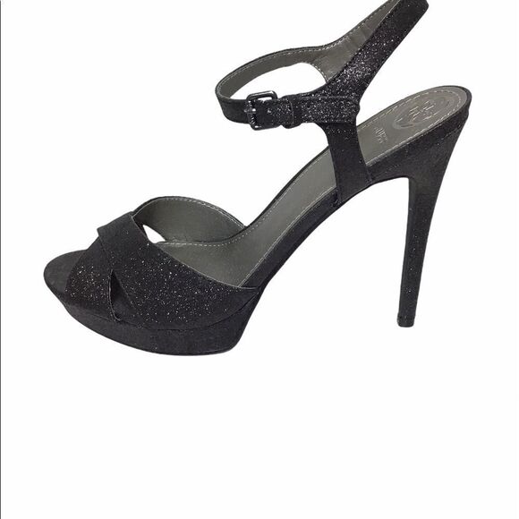 GUESS Los Angeles Jordie Platform Heel Sandal Sz 9 - Picture 1 of 9